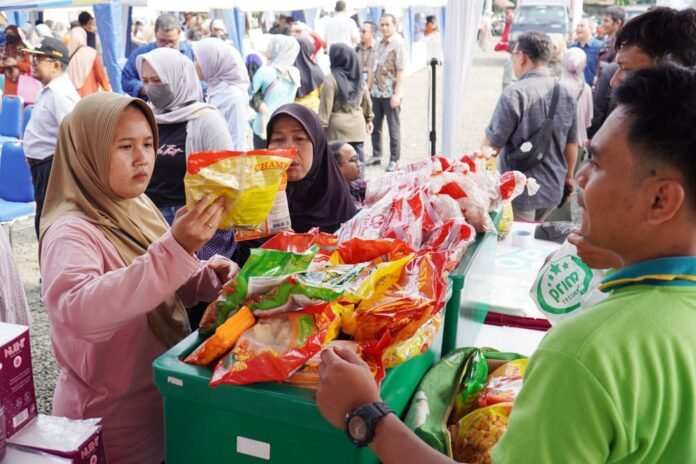 Pemkot Bogor gelar gerakan pangan murah. Foto: Pemkot Bogor