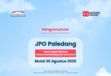 JPO Paledang Resmi Ditutup Mulai Rabu 20 Agustus 2025 Pengumuman peniutupan JPO Paledang Bogor. Foto: Harnas.id/ pemkot Bogor