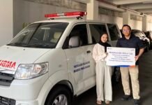 BRI Serahkan Ambulans untuk Yayasan Rahaya Wargi Pasundan di Kota Bogor