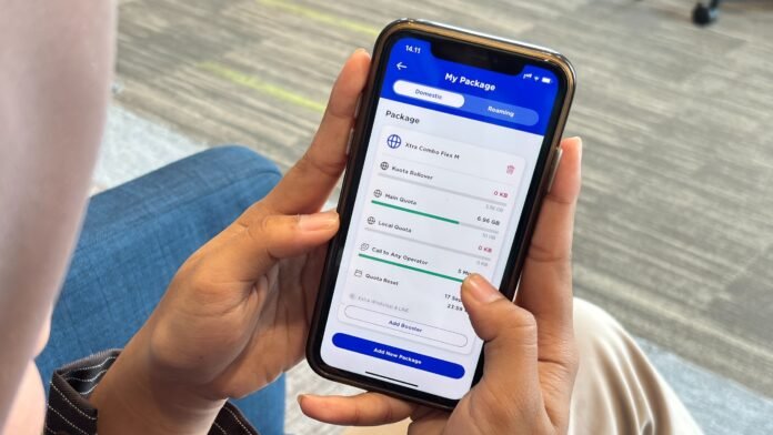 Paket internet Tampilan aplikasi myXL dengan fitur Lihat Paket Saya/My Package yang memudahkan pelanggan mengelola kuota internet secara transparan dan praktis. Foto: Istimewa