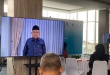 CSED INDEF Rayakan Milad 1 Tahun: Meningkatkan Ekonomi Syariah Indonesia dengan Kolaborasi dan Kebijakan CSED INDEF, menyampaikan komitmen lembaganya dalam memperkuat ekonomi syariah Indonesia selama acara Tasyakuran Milad 1 Tahun CSED INDEF di Jakarta. Foto: Harnas.id