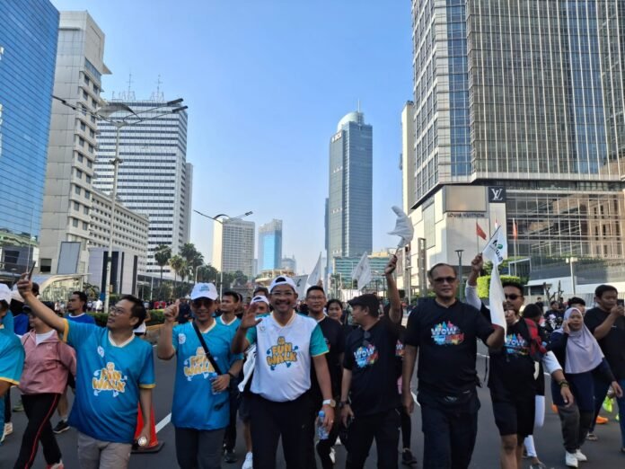 Forjukafi Forjukafi Ramaikan Zakat Wakaf Fun Walk Kemenag Ri di CFD Jakarta, Minggu 21 September 2025. Foto: Istimewa