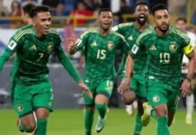 Hasil Imbang Membawa Arab Saudi Lolos ke Piala Dunia 2026 Selebrasi Timnas Arab Saudi Vs Irak. Foto: Istimewa