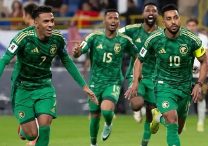 Selebrasi Timnas Arab Saudi Vs Irak. Foto: Istimewa