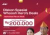Jelang Hari Pahlawan, Tiket Wosh Promo Rp 200 Ribu