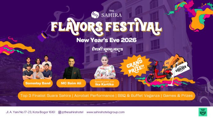Perayaan Menyambut Tahun Baru 2026 Bertabur Hiburan dan Kuliner Berlimpah di The Sahira Hotel Bogor