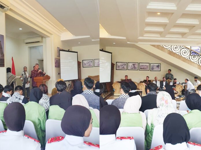 Peringatan Deklarasi Kemerdekaan Palestina digelar di Kedutaan Besar Palestina untuk Indonesia, Jakarta, (21/11/ 2025).