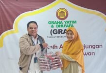 BRI KC Jakarta Warung Buncit Berbagi Kebahagiaan di Yayasan Harapan Robbani