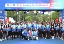 IPB Run 2025: Ribuan Langkah untuk Bumi Ribuan pelari meramaikan IPB Run Half Marathon 2025, ajang lari hijau yang memadukan olahraga, lingkungan, dan solidaritas sosial di kampus IPB University. Foto: Harnas.id