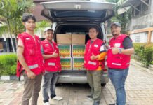 PMI Salurkan 1 Ton Abon untuk Dapur Umum Pengungsi Banjir di Sumatera dan Aceh