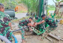Kodam Iskandar Muda Sediakan Air Bersih Lewat Sumur Bor Pascabencana di Aceh
