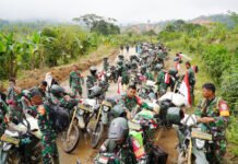 TNI AD Terobos Jalur KKA Aceh Utara, Kirim 10 Ton Beras ke Bener Meriah dan Aceh Tengah