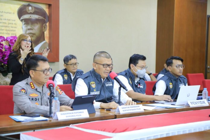 Pemaparan Kasus Dugaan Korupsi PJUTS oleh Kortastipidkor Polri. Foto: Polri.