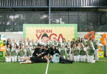 Tak Muluk di Awal Tahun, Susu Mbok Darmi Ajak Publik Jadi Lebih Baik Lewat Pilihan Gula Kegiatan yoga bertajuk Bukan Yoga Biasa dalam rangka kampanye #JadiLebihBaik di Bogor. Foto: Susu Mbok Darmi.