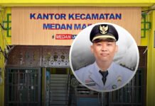 Camat Medan Maimun Dicopot Usai Kartu Kredit Pemda Rp1,2 Miliar Dipakai di Luar Aturan Eks Camat Medan Maimun, Almuqarrom Natapradja. Foto: Istimewa.