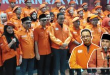 Deklarasi Jadi Partai Politik, Gerakan Rakyat Dukung Anies Baswedan dan Tetapkan Sahrin Hamid sebagai Ketua Umum Deklarasi Partai Gerakan Rakyat dalam Rakernas I di Jakarta. Foto: IG Gerakan Rakyat.