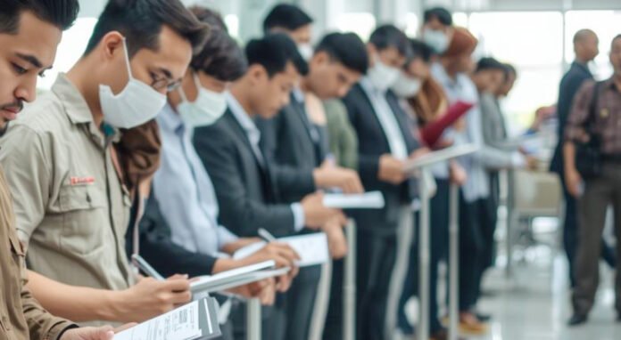 Ilustrasi pencari kerja di kawasan perkotaan. Foto: Dok. Harnas. Ilustrasi pencari kerja di kawasan perkotaan. Foto: Dok. Harnas.