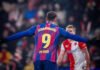 Barcelona Bangkit di Praha, Taklukkan Slavia dan Jaga Peluang ke 16 Besar Selebrasi Robert Lewandowski dalam laga Liga Champions Barcelona vs Slavia Praha (Dok/IG FC Barcelona).
