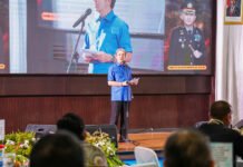 Kapolresta Bogor Kota Berganti, Ini Pesan Wali Kota Bogor Dedie Rachim Wali Kota Bogor Dedie A. Rachim menyampaikan pesan saat acara pisah sambut Kapolresta Bogor Kota. Foto: Pemkot Bogor.