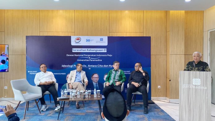 Serasehan 01 Seri Asta Cita DN PIM di Kampus Universitas Paramadina, Jakarta Timur. Foto: Dok. Harnas.