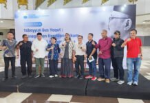 Diskusi PMII UI: Pakar Hukum Ingatkan Risiko Kriminalisasi, Ini Penjelasan Soal Kuota Haji Diskusi publik Forum Alumni PMII UI membahas penegakan hukum dan kebijakan kuota haji di Makara Art Center UI. Foto: Dok. Harnas.