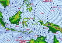 BMKG Peringatkan Potensi Hujan Ekstrem Wilayah Jawa Barat, Dipicu Siklon Nokaen dan Bibit 97S Tangkapan Layar BMKG Peringatan Cuaca Ekstrem Akibat Aktivitas Siklon Tropis.