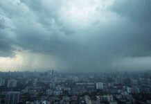 BMKG Peringatkan Potensi Hujan Lebat Jabodetabek pada 22–23 Januari Ilustrasi hujan dengan intensitas tinggi di kawasan perkotaan Jabodetabek.