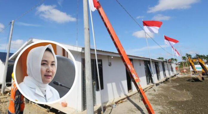 Huntara di Sumatra. Foto: Istimewa.