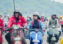 Vespa Masuk Sirkuit Mandalika, Sintya Marisca Cs Ramaikan Bhayangkara Riding Day 2026 Peserta Bhayangkara Riding Day 2026 memasuki area Pertamina Mandalika International Circuit. Foto: MGPA.