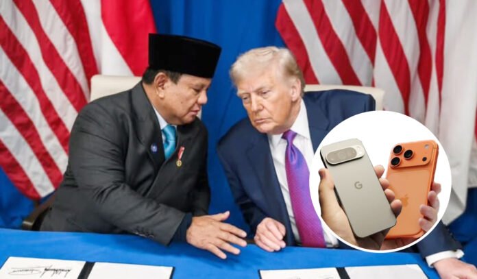 Presiden Prabowo Subianto dan Presiden Donald Trump dalam pertemuan bilateral Indonesia–Amerika Serikat. Foto: Sekretariat Kabiner Presiden Prabowo Subianto dan Presiden Donald Trump dalam pertemuan bilateral Indonesia–Amerika Serikat. Foto: Sekretariat Kabiner