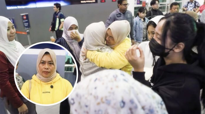 Norida Akmal Ayob tiba di Malaysia setelah 18 tahun berada di Lombok. Foto: Istimewa