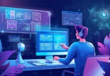 Jangan Jadi Budak Prompt: Era AI Bikin Cepat, Tapi Ilmu Dasar Tetap Penentu Ilustrasi penggunaan AI dalam proses desain multimedia. Image: Canva