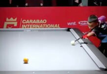 Fajar Alamri, Bocah 5 Tahun Asal Tolitoli yang Curi Perhatian di Carabao International Open 2026 Tangkapan layar Fajar Alamri saat tampil di Carabao International Open 2026 di Jakarta. Foto: IG/@carabao_billiards