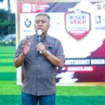 Sekda Kota Bogor Denny Mulyadi membuka Bogor Bageur Soccer Festival 2026 di Taman Lapangan Manunggal. Foto: Pemkot Bogor.