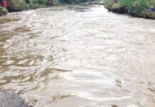 Bermain di Tepi Cisadane, Bocah 8 Tahun Hanyut di Bogor Barat Ilustrasi aliran Sungai Cisadane di wilayah Bogor Barat. Foto: Istimewa.