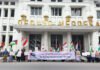 Aksi FPN di Sejumlah Kota Desak Pemerintah Kaji Ulang Keterlibatan Indonesia di Board of Peace Trump Aksi solidaritas Free Palestine Network di depan Gedung Merdeka Bandung. Foto: FPN.