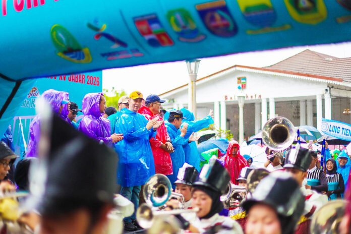 Wali Kota Bogor Dedie A. Rachim mengikuti Kick Off Porprov XV Jawa Barat 2026 di GOR Pajajaran. Foto: Pemkot Bogor.