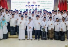 Jatma Aswaja Kota Bogor Dikukuhkan di Balai Kota, Pesan Silaturahmi dan Nasionalisme Mengemuka Pelantikan Pengurus PC Jatma Aswaja Kota Bogor di Balai Kota Bogor. Foto: Pemkot Bogor.