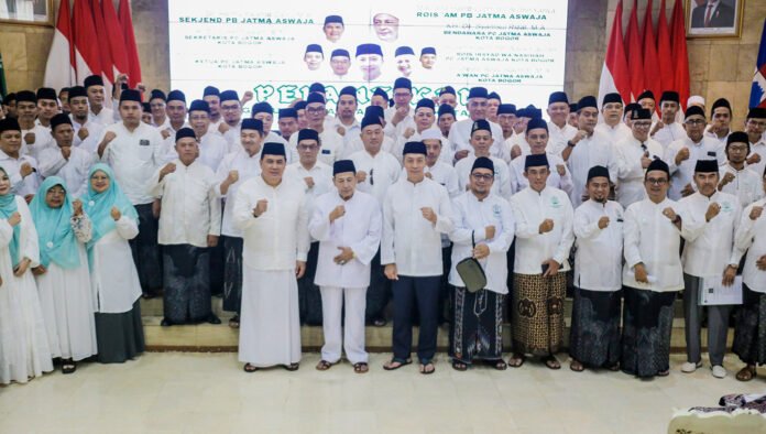 Pelantikan Pengurus PC Jatma Aswaja Kota Bogor di Balai Kota Bogor. Foto: Pemkot Bogor.