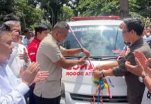 HPN 2026, PWI Kota Bogor Luncurkan Ambulans Gratis: Pers Tak Hanya Bicara, Tapi Bergerak Peluncuran simbolis Ambulans Andalan PWI Kota Bogor dalam peringatan HPN 2026 dan HUT ke-80 PWI di Tanah Sareal. Foto: Harnas.id