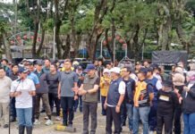 Menteri LH Angkat Topi Soroti Bogor: Wartawannya Bukan Cuma Liput, Tapi Ikut Sapu Jalan Menteri LH Hanif Faisol Nurofiq bersama Wali Kota Bogor dalam Apel Korve Kebersihan di Botani Square. Foto: PWI Kota Bogor.