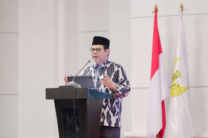 Pimpinan Bidang Pengumpulan BAZNAS RI, Rizaludin Kurniawan, saat memberikan keterangan di Jakarta. Foto: Harnas.id Pimpinan Bidang Pengumpulan BAZNAS RI, Rizaludin Kurniawan, saat memberikan keterangan di Jakarta. Foto: Harnas.id