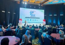 Bicara di Sarasehan 99 Ekonom, Ma’ruf Amin Urai Arah Ekonomi Syariah Nasional Wapres RI ke-13 Ma’ruf Amin saat menyampaikan keynote speech dalam Sarasehan 99 Ekonom Syariah di Jakarta, Selasa (24/2/2026). Foto: Harnas.id