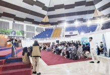 BRI Gandeng IPB, Karier Perbankan Dikenalkan Lebih Dekat Suasana IPB Career Days 2026 di Gedung Grha Widya Wisuda IPB Dramaga. Foto: BRI