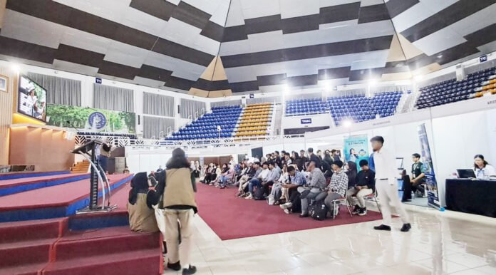 Suasana IPB Career Days 2026 di Gedung Grha Widya Wisuda IPB Dramaga. Foto: BRI