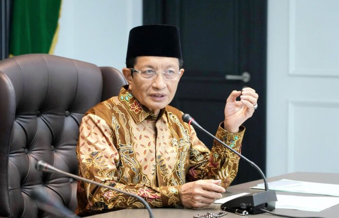 Menteri Agama Nasaruddin Umar menyampaikan keterangan terkait pencairan BOP RA dan BOS Madrasah 2026. Foto: Istimewa Menteri Agama Nasaruddin Umar menyampaikan keterangan terkait pencairan BOP RA dan BOS Madrasah 2026. Foto: Istimewa