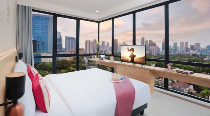 Lebaran Tanpa Mudik, Citadines Gatot Subroto Jakarta Tawarkan Staycation Nyaman di Pusat Kota Interior kamar serviced residence Citadines Gatot Subroto Jakarta. Foto: Citadines
