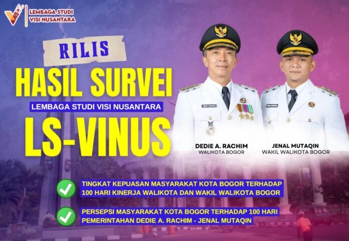 Rilis Survei 100 Hari Pemkot Bogor. Image: LSVN