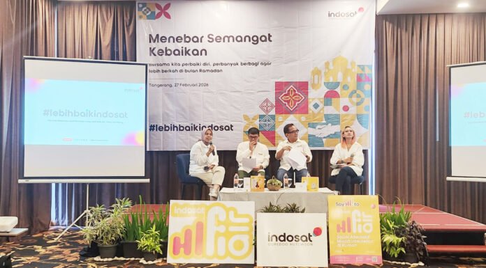 Indosat Siaga Ramadan 2026 Hadirkan Kuota 300GB dan Fitur Anti-Scam EVP-Head of Circle Jakarta Raya Indosat saat Media Update Ramadan 2026 di Tangerang Selatan. Foto: Indosat