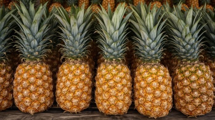 Ilustrasi buah nanas segar hasil produksi hortikultura Indonesia. Foto: Canva